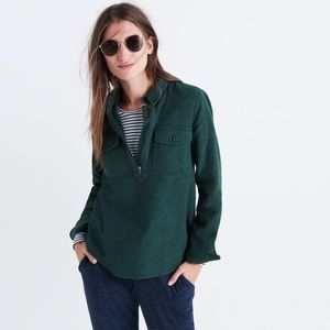 MADEWELL half zip flannel
